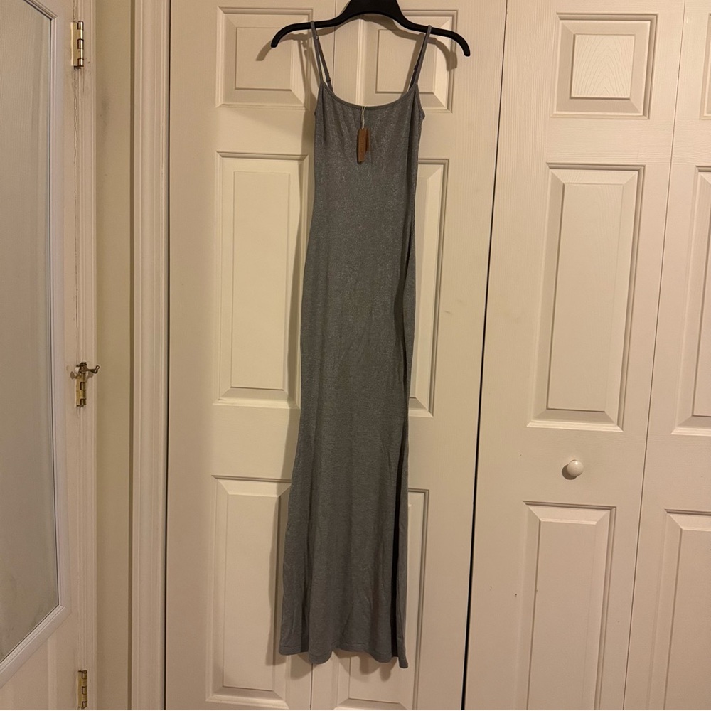 Skims Soft Lounge Heather Gray Foil